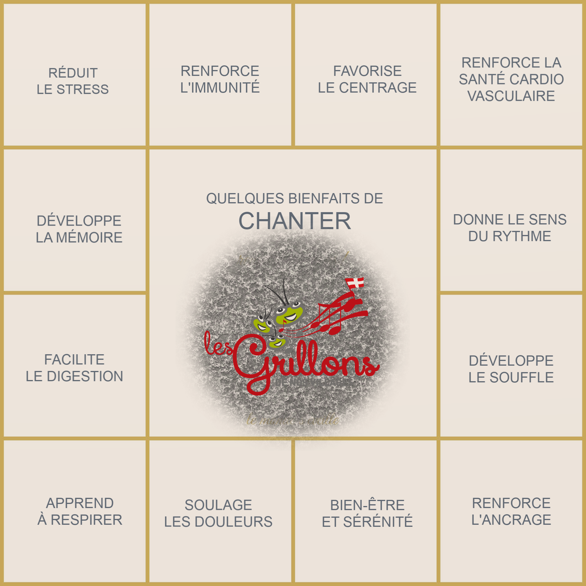 Les bienfaits du chant...