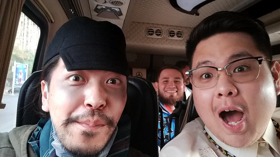 With Filipino Filmmaker and Ukraine Film Director.