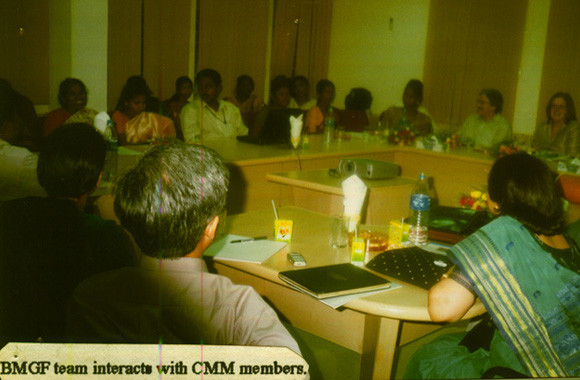 Bill and Melinda Gates Foundation Team interacting with CMM members at the APSACS Conference Hall,Hyderabad