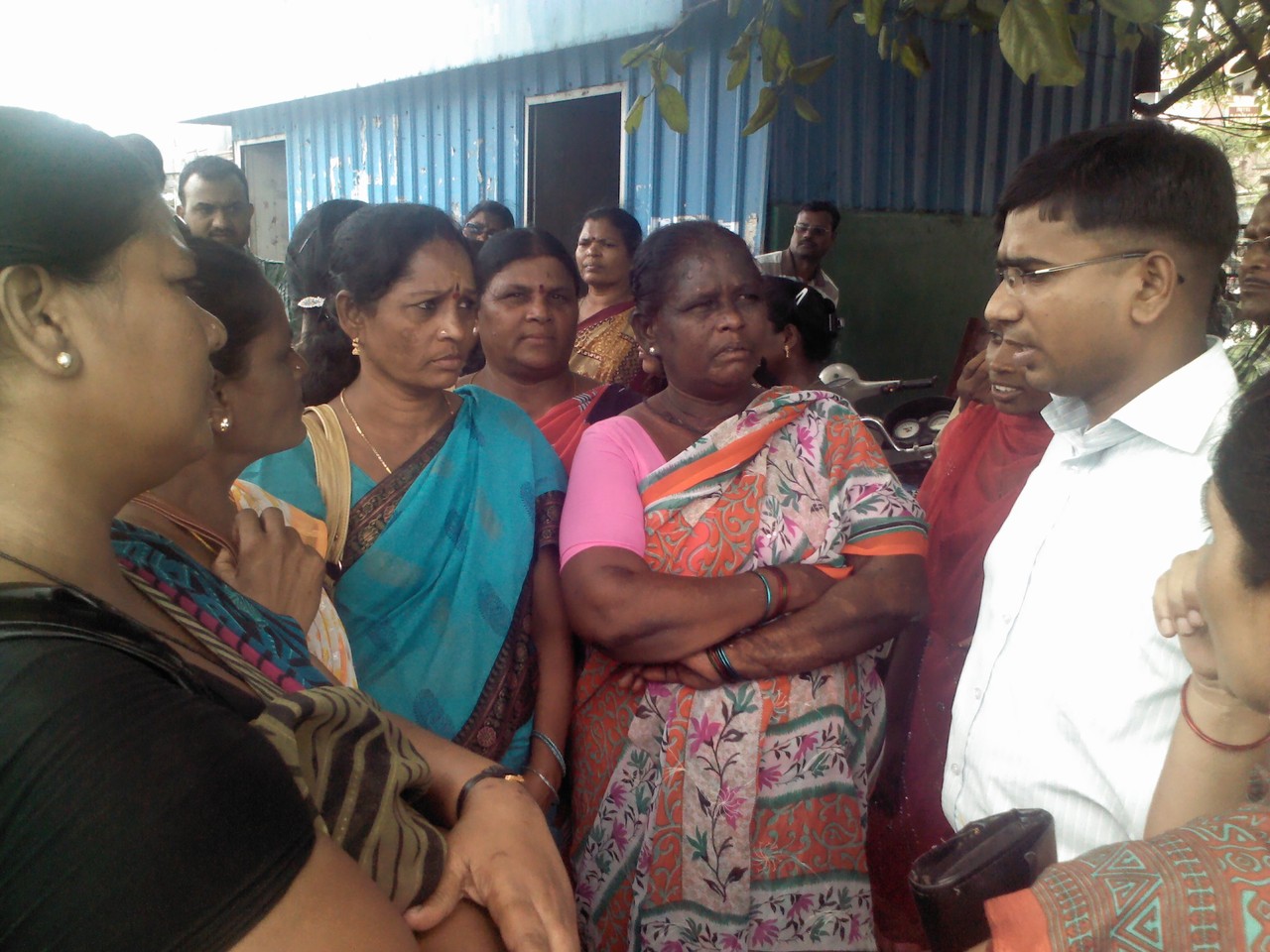  IPS Officer trainees interacting directly with the Community Members on the filed after the training session organized by CMM at the Office
