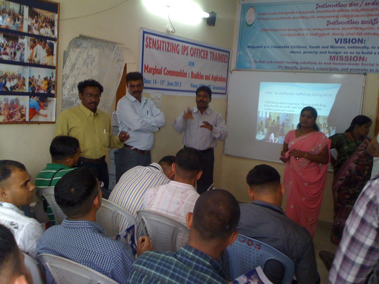 Community Member Shares of Community Issues to the IPS Officers Trainees at CMM Office..