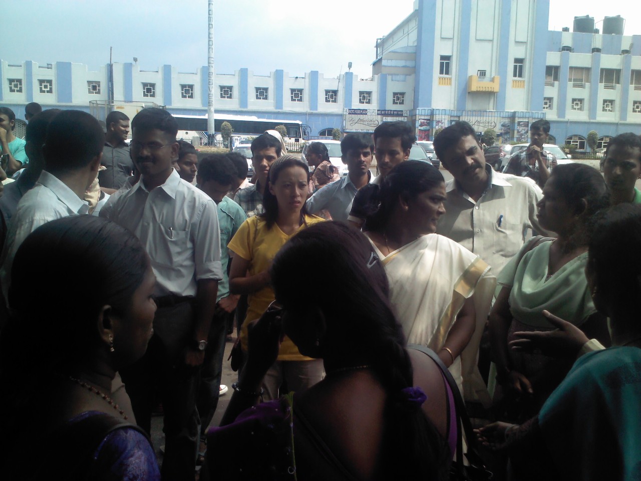 IPS Officer Trainess ,interacting with community members at the field level after having received a training on marginal communities at CMM H.O