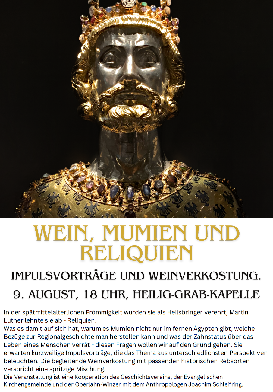 Wein, Mumien und Reliquien