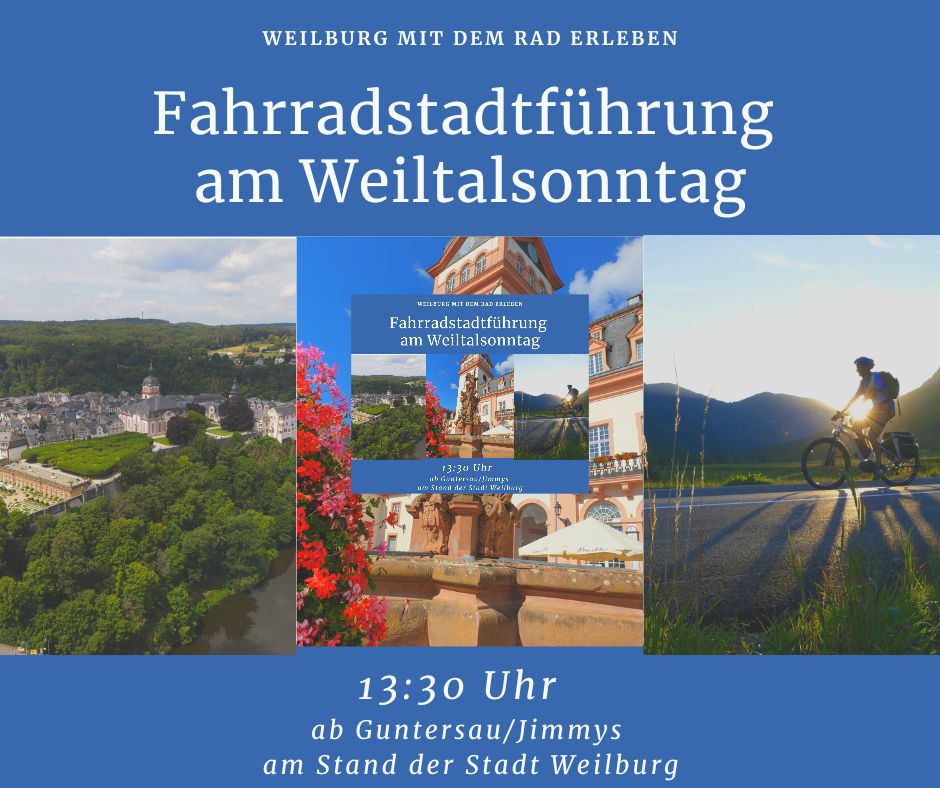 Fahrradstadtführung zum Weiltalsonntag