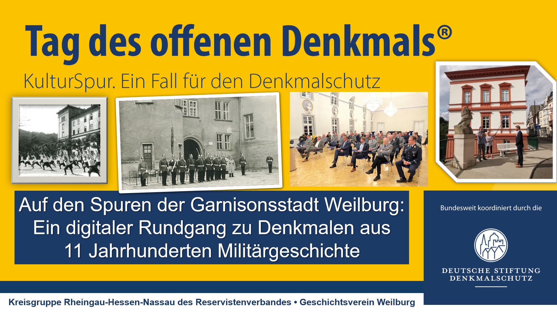 Denkmalstag digital: Garnisonsstadt Weilburg