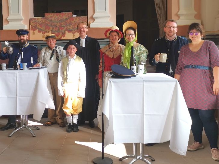 Eröffnungsgottesdienst mit historischer Spielszene