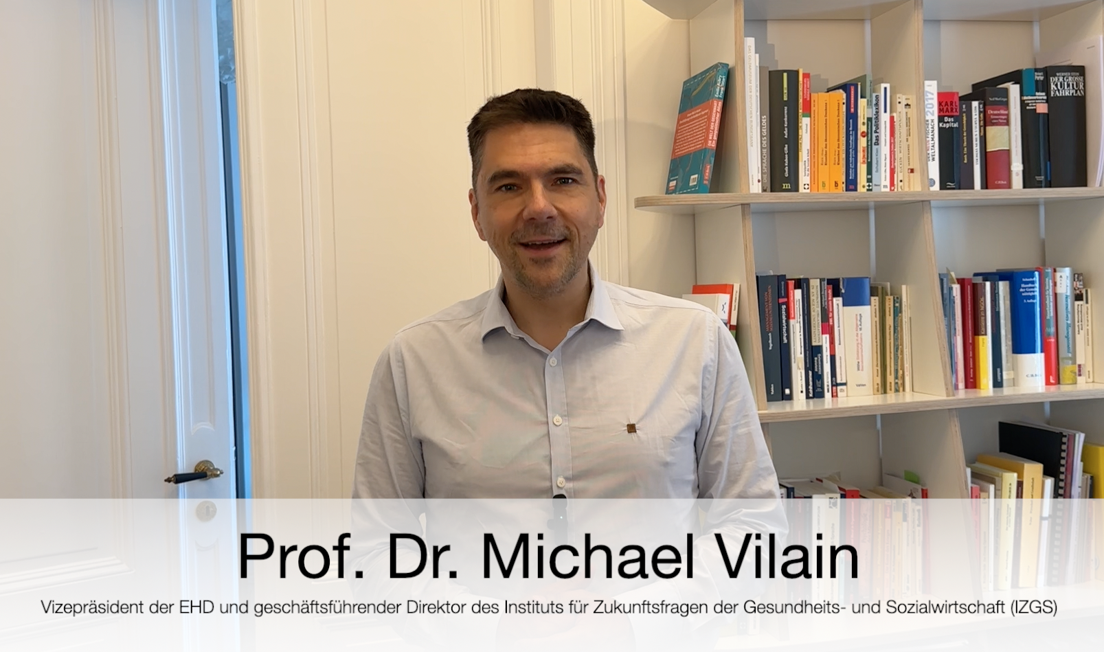 Grußbotschaft von Prof. Dr. Michael Vilain zur Kampagne "Mein Glücksfall" von der Ehrenamtsagentur des Kreises Offenbach