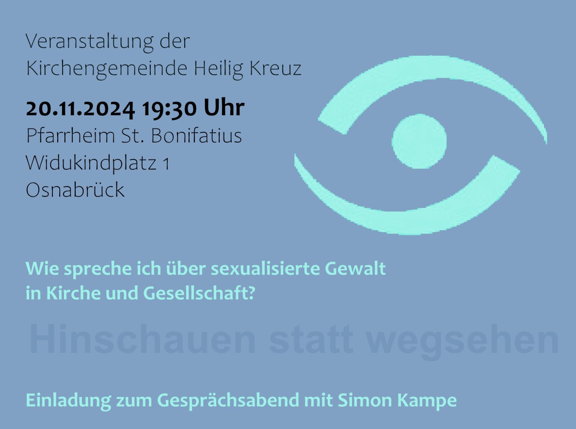 Hinschauen statt wegsehen