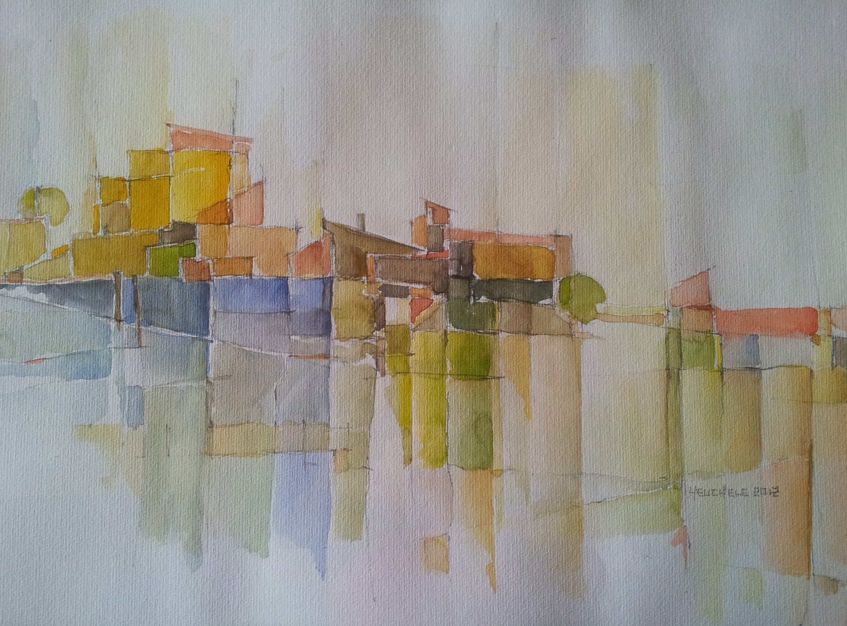 2012 - 52 x 36 Aquarell