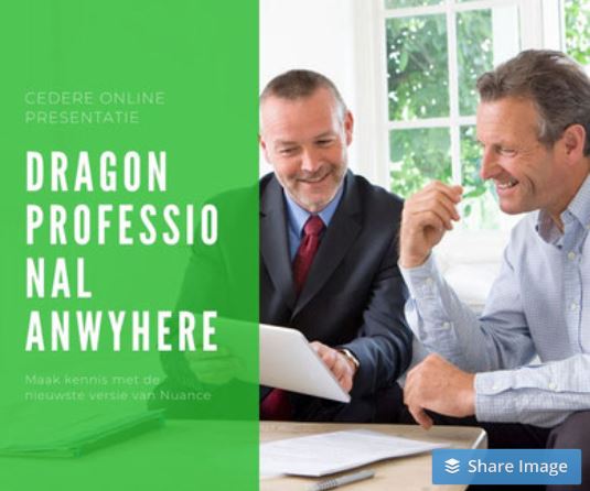 Nuance beschikbaarheid Dragon Professional Anywhere