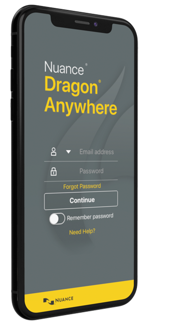 Nuance Dragon Anywhere Mobile Spraakherkenning