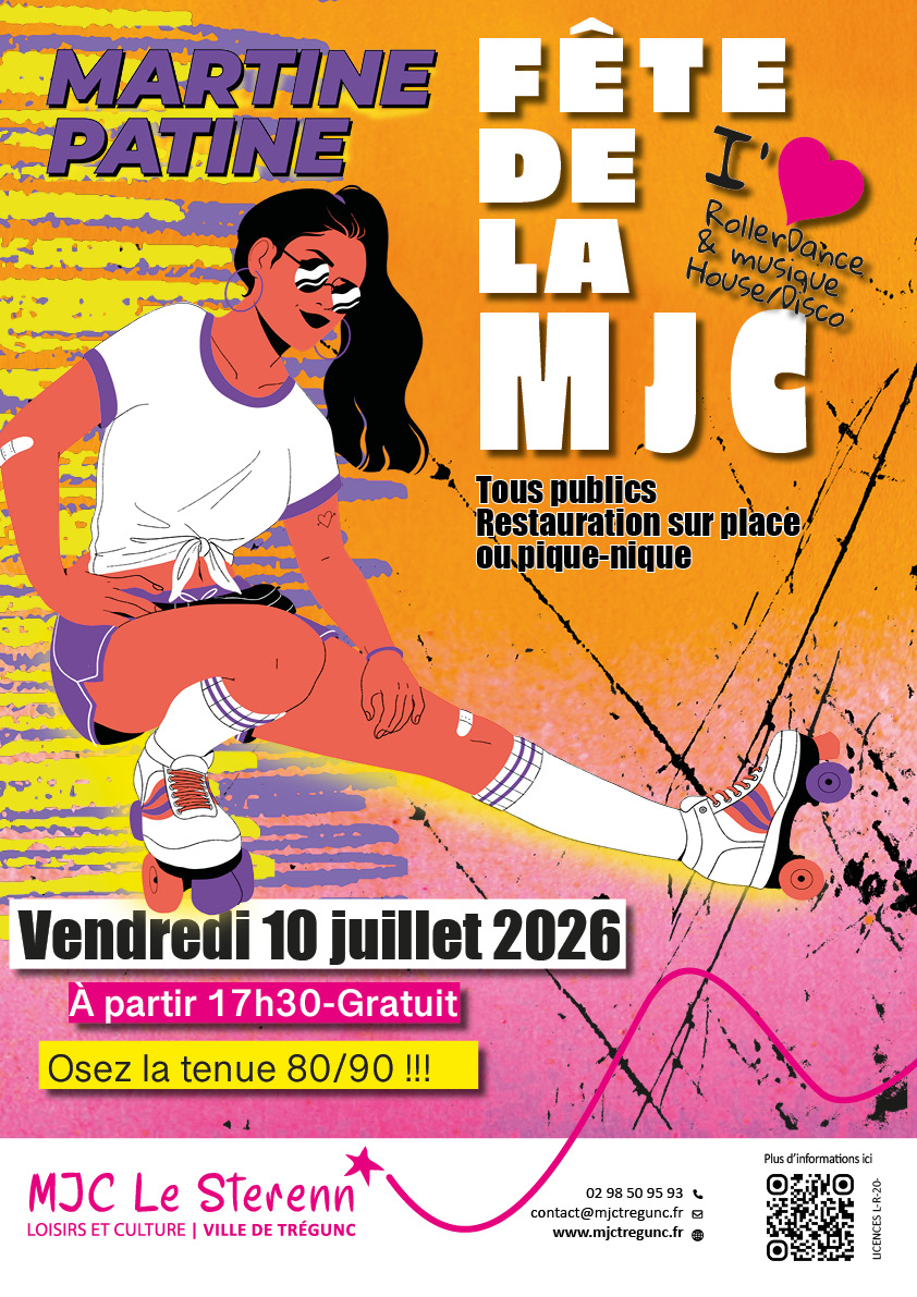 10 JUILLET ROLLER DANCE FÊTE DE LA MJC À PARTIR DE 17h30