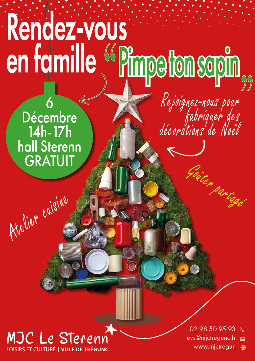 SAM 6 DÉCEMBRE RENDEZ-VOUS EN FAMILLE POUR "PIMPER TON SAPIN"