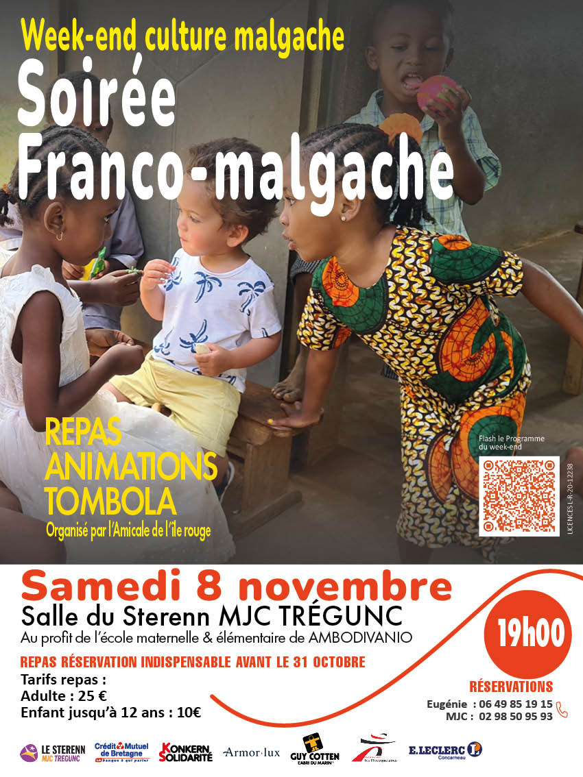 SAM 8 NOV. journée culturelle Franco-Malgache dès 16h