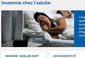 trouble du sommeil et insomnie