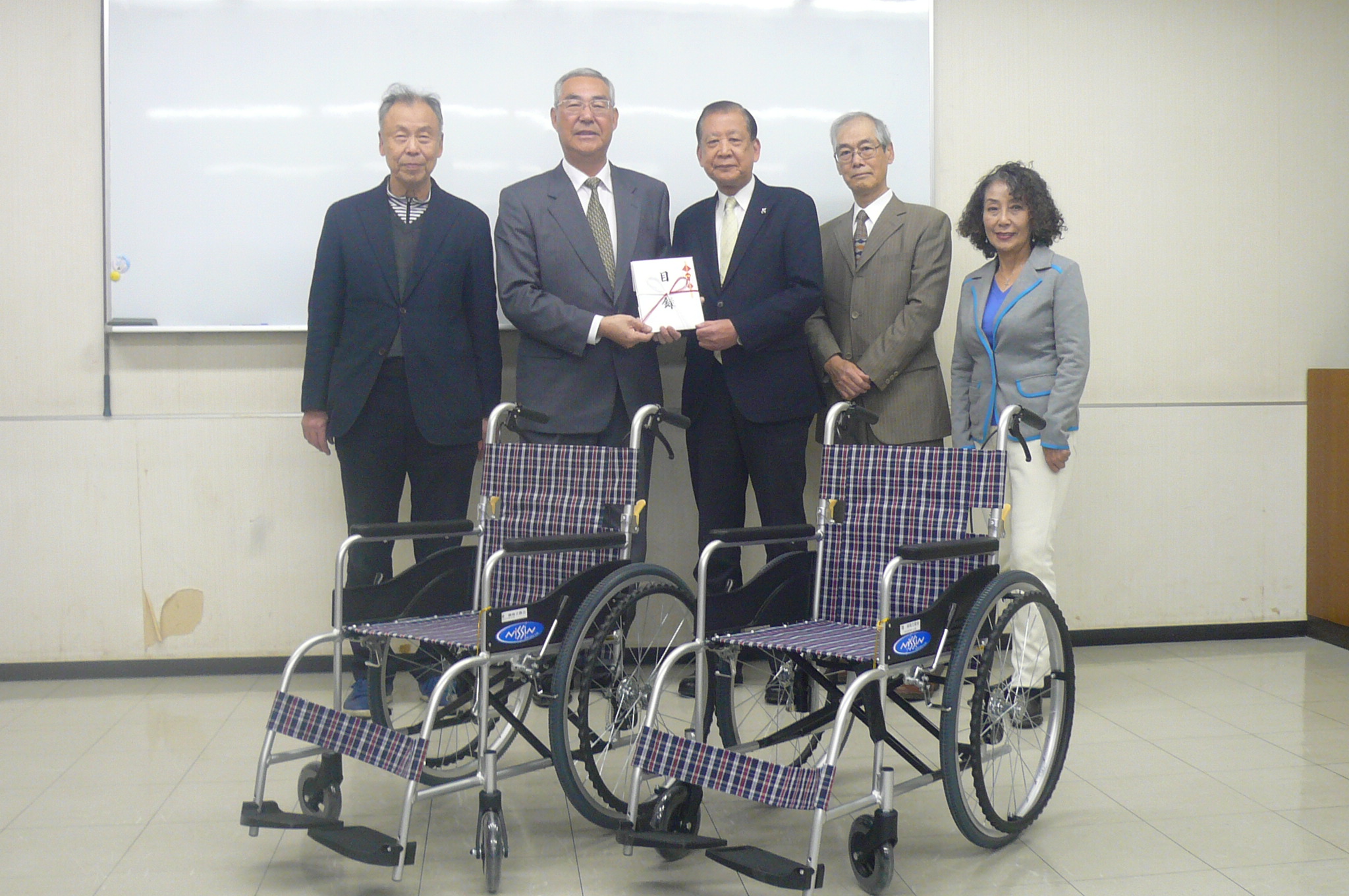 茅ヶ崎社会福祉協議会水島会長と