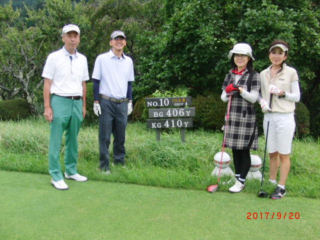 ３組　鶴岡、小池、小池夫人、富田、