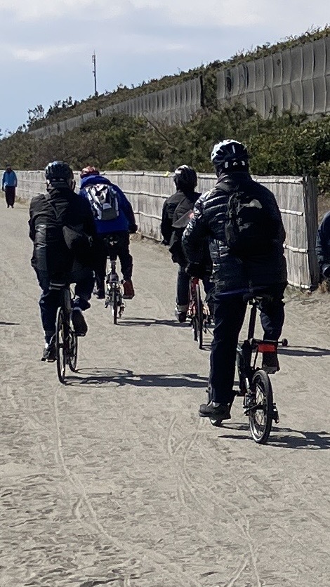 海浜🚲サイクリングロードで帰路へ