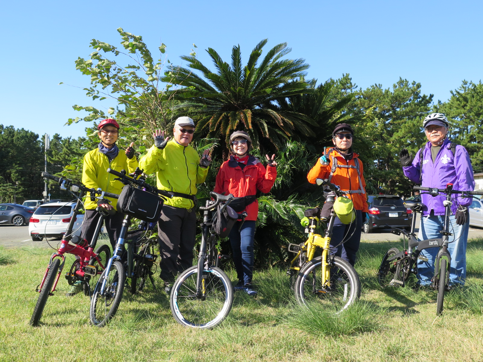 秋晴れの平塚海浜公園から🚲Start！