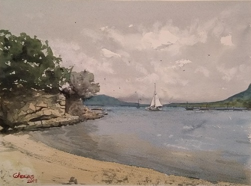 Costa esmeralda. 31 x 41 cm