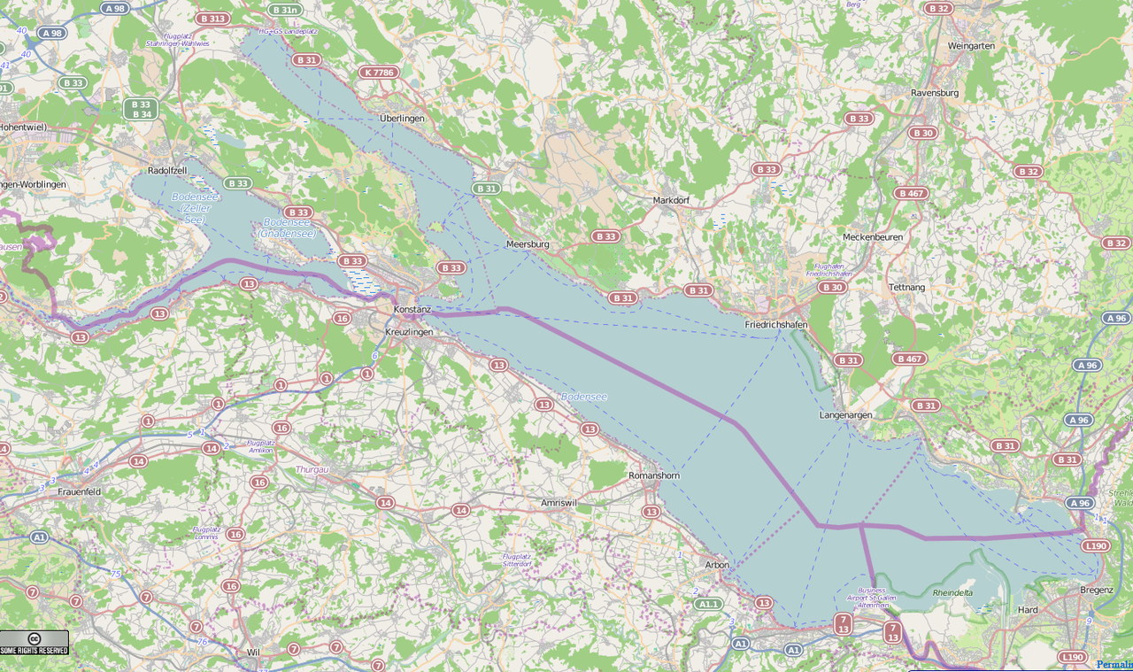 Seekarten Aufteilung - Bodensee Karten und Infodatei kostenlos