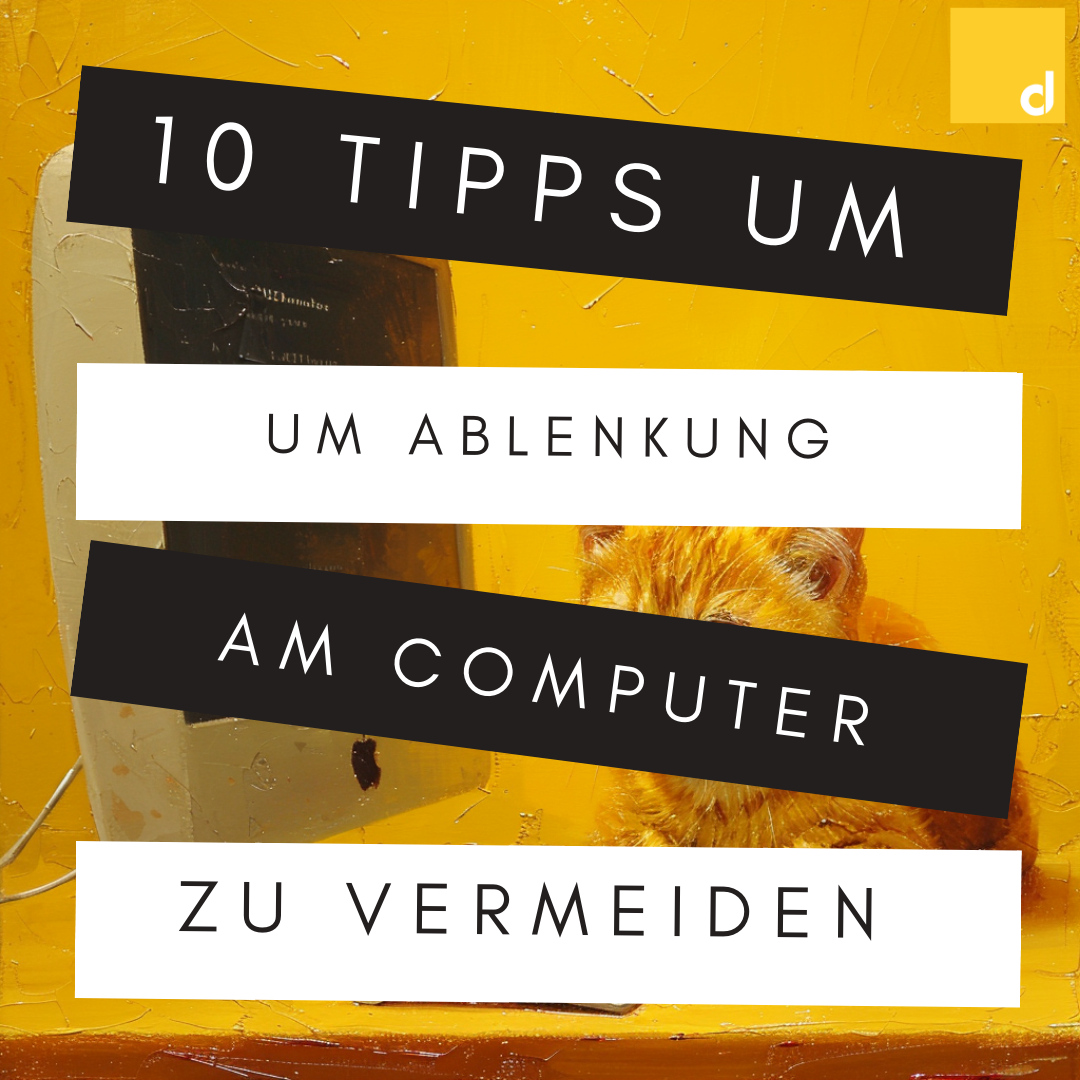 10 ultimative Tipps, um Ablenkungen am Computer zu vermeiden - Du schaffst das!