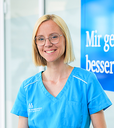 Dr. Matthias Marquardt – Sport- und Check-up Medizin, Praxisteam Jeanette Wirth