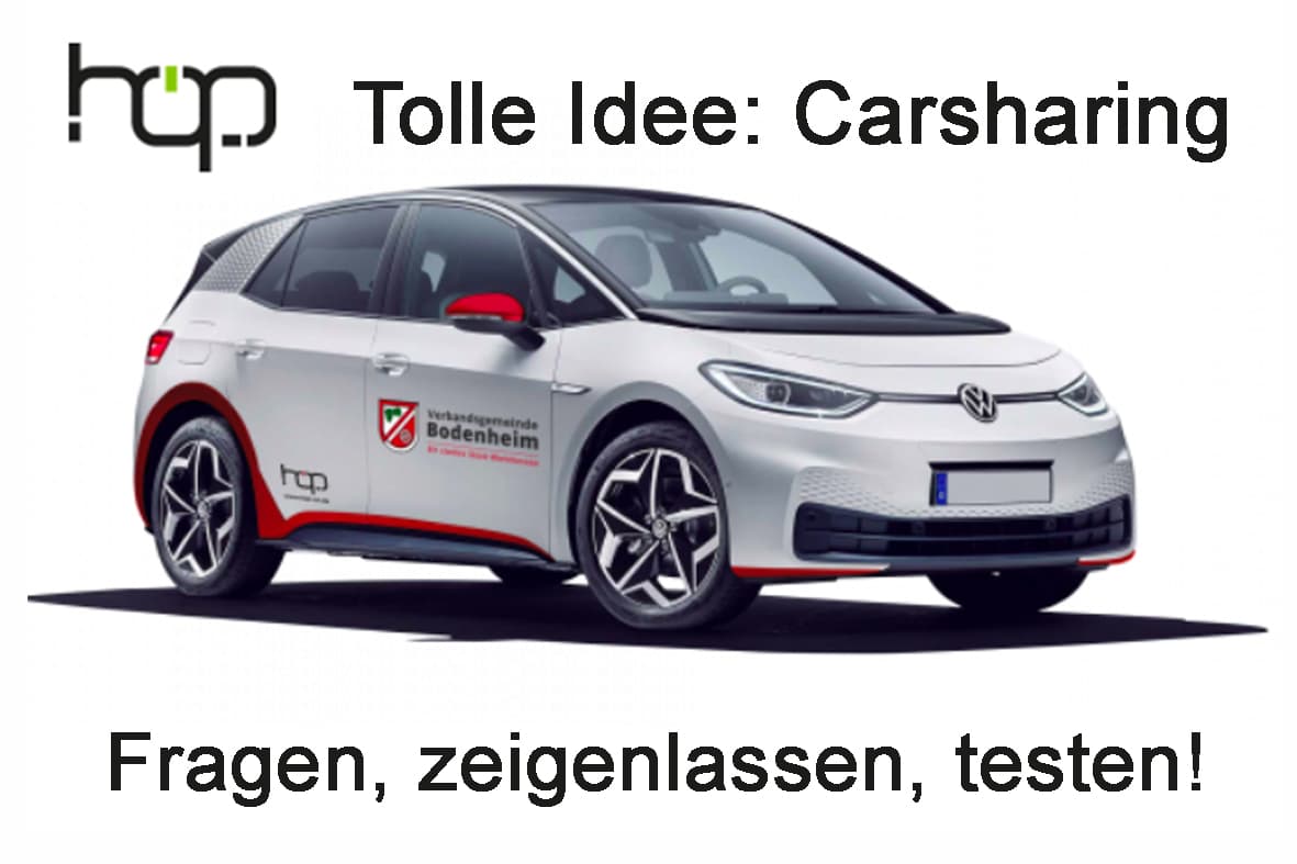 Mi 11.8. E-Car- Sharing leicht gemacht!