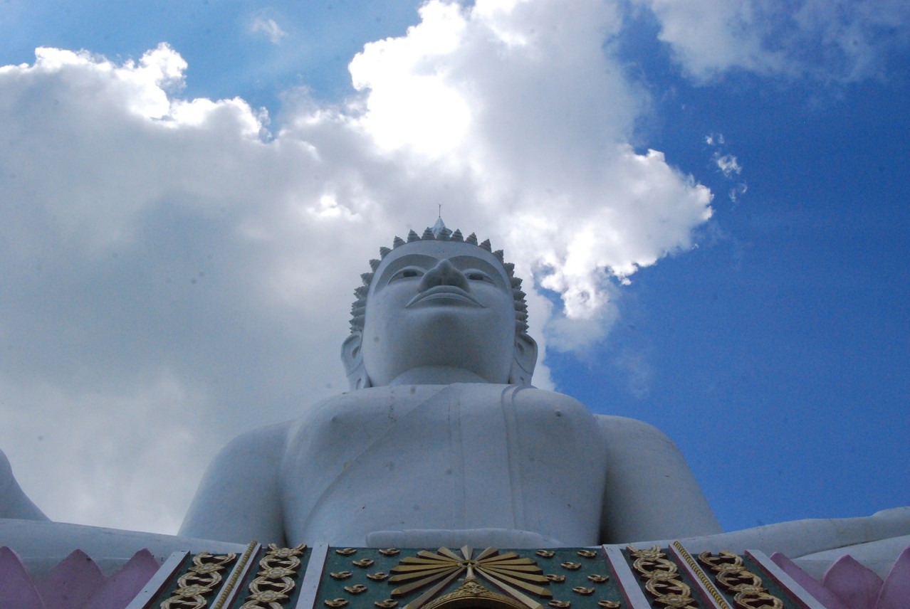 Weißer Buddha
