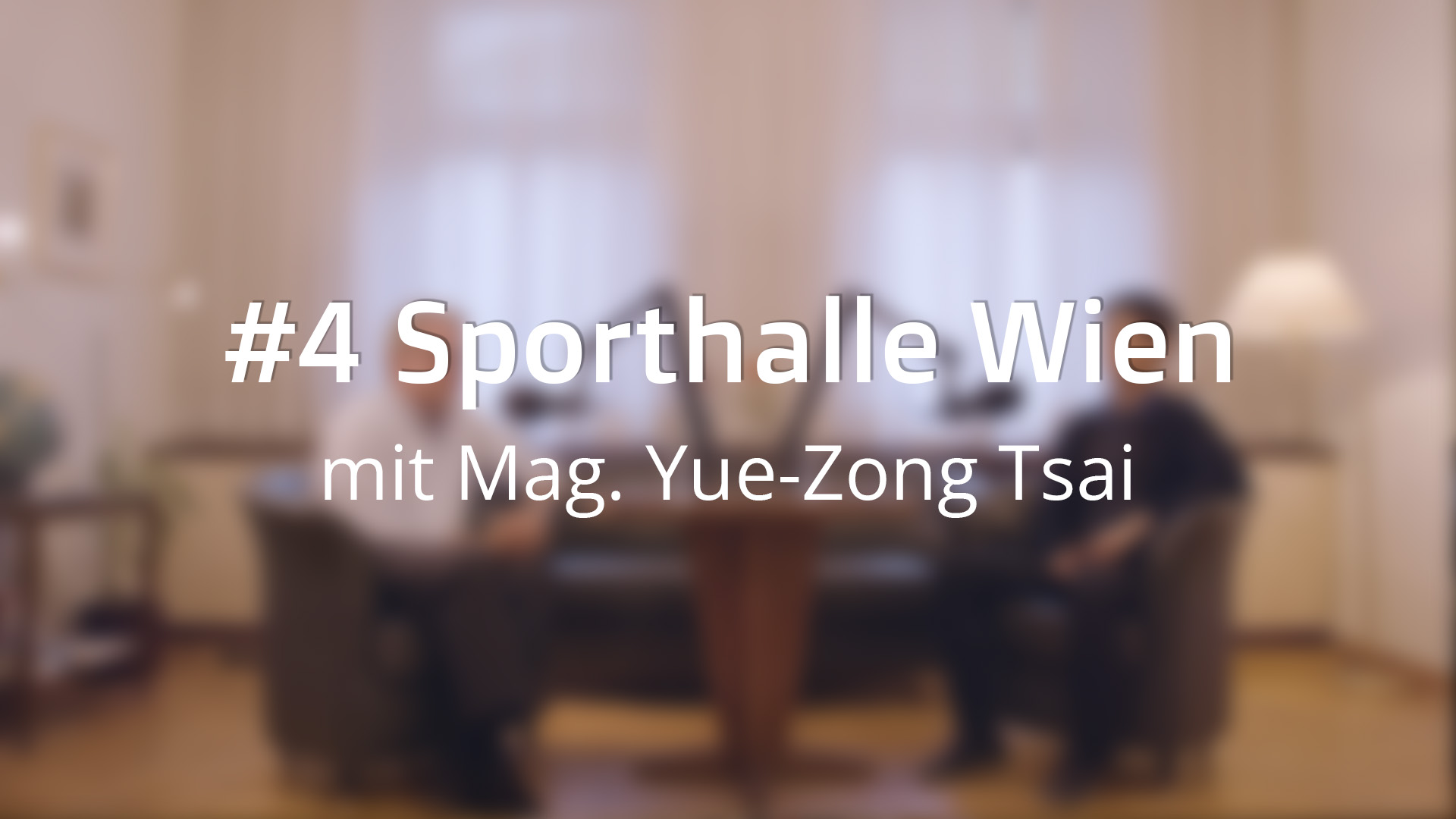 Sporthalle Wien mit Mag. Yue-Zong Tsai