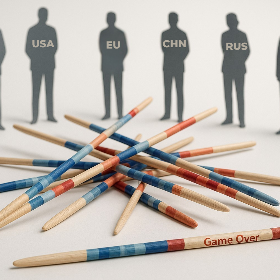 Klima-Mikado - wer sich zuerst bewegt, verliert. Und am Ende haben alle verloren