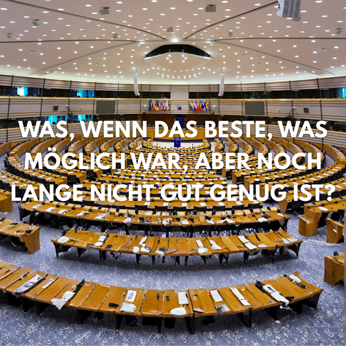 Was, wenn das Beste, was möglich war, aber noch lange nicht gut genug ist?
