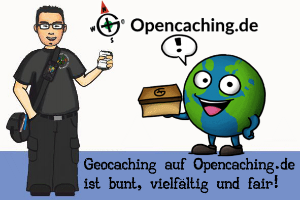 Geocaching auf Opencaching.de ist bunt, vielfältig und fair!