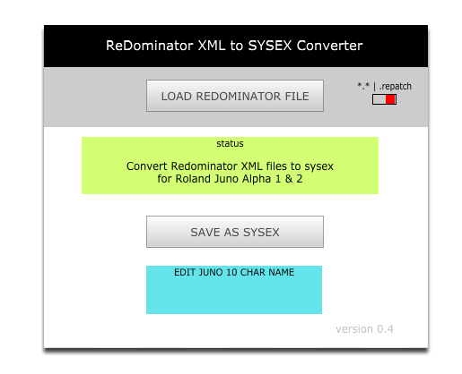 ReDominator XML Converter
