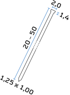 Kosi čavlići 1,2 mm