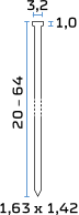 Čavlići 1,4 mm