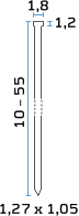 Čavlići 1,2 mm