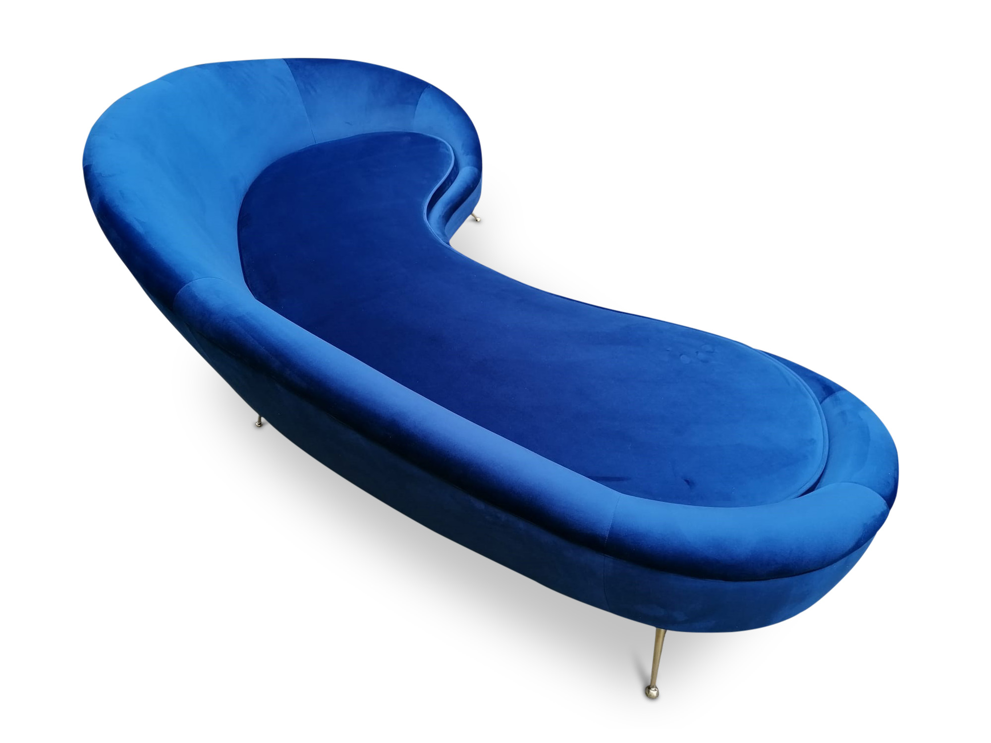 Ico Parisi mid century curved sofa Los Angeles
