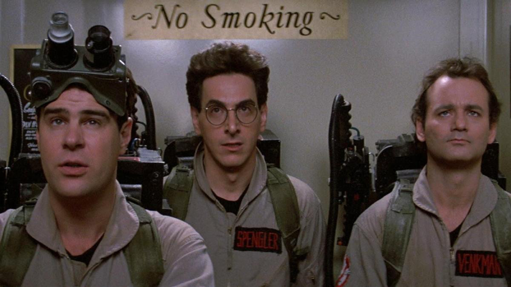 Dan Aykroyd, Harold Ramis & Bill Murray in Ghostbusters