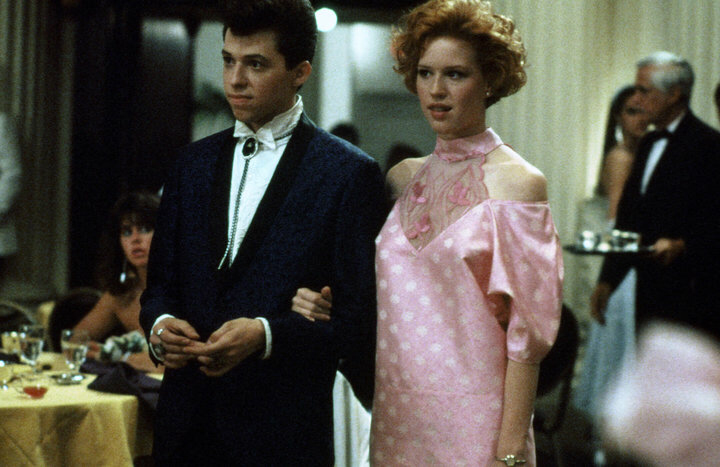 Jon Cryer & Molly Ringwald in Pretty in Pink