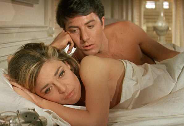 Dustin Hoffman & Anne Bancroft in The Graduate