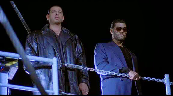 Jeff Goldblum & Laurence Fishburne in Deep Cover