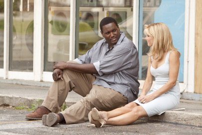 Quinton Aaron & Sandra Bullock in The Blind Side