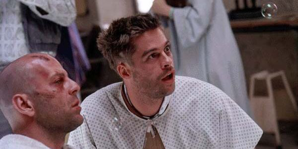 Bruce Willis & Brad Pitt in Twelve Monkeys