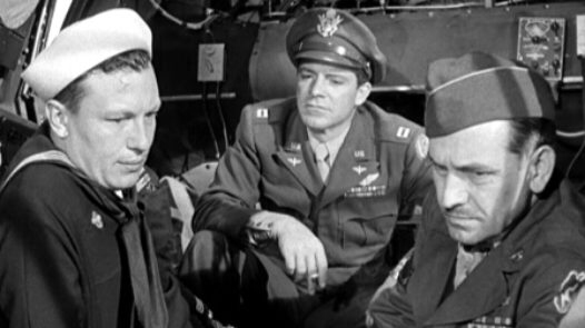 Harold Russell, Dana Andrews & Fredric March in The Best Years of our Lives