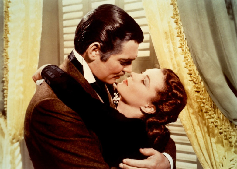 Clark Gable & Vivien Leigh in Gone With the Wind