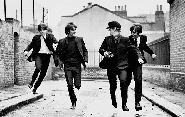 The Beatles in A Hard Day's Night