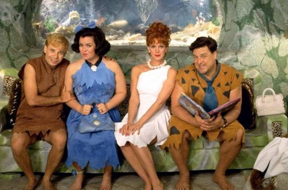 The cast of The Flintstones