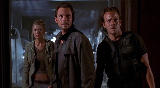 Tara Reid, Christian Slater & Stephen Dorff in Alone In The Dark