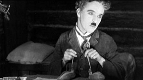 Charlie Chaplin in The Gold Rush